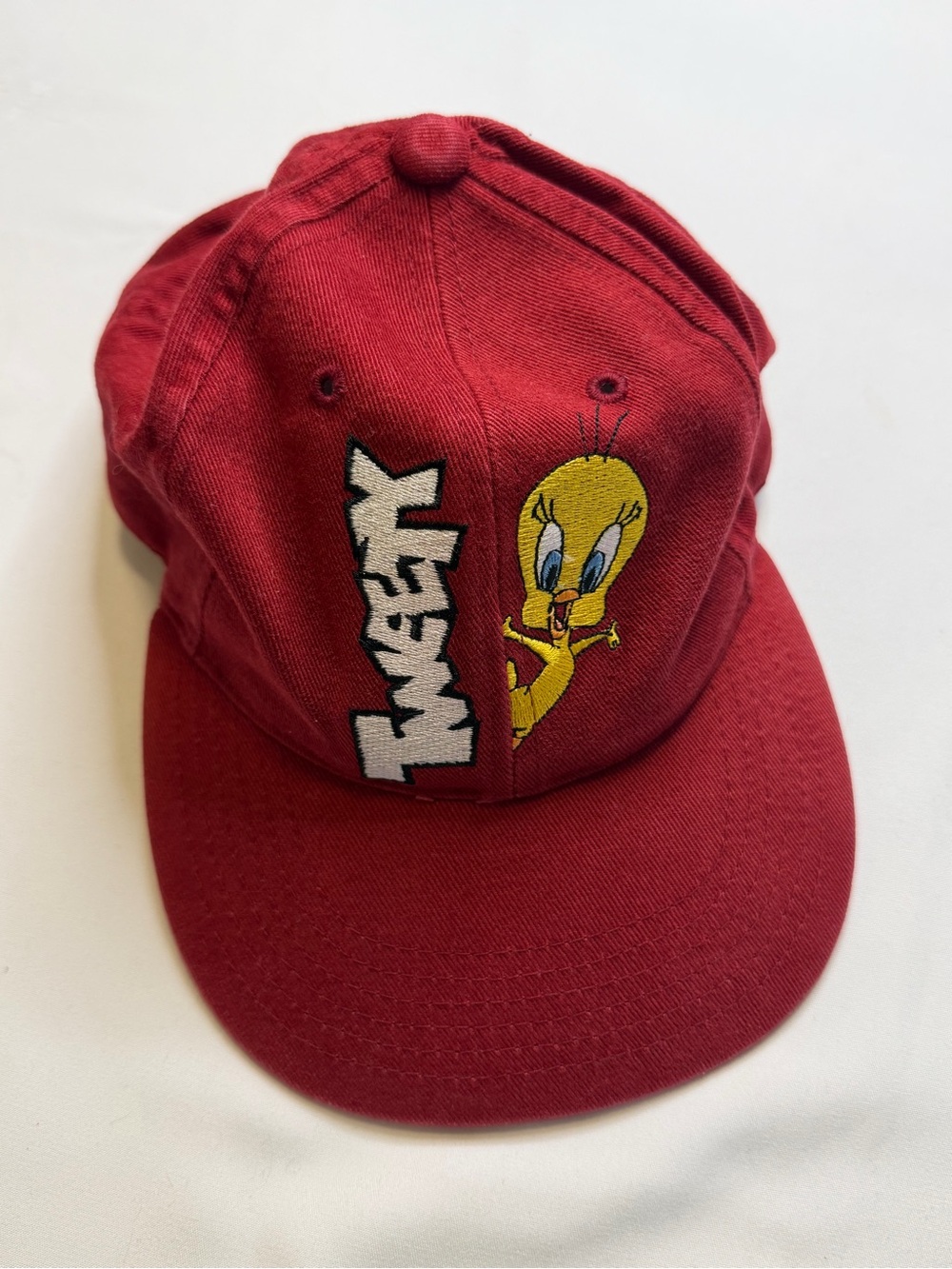 Warner Bros. Burgundy Tweety Kids Cap